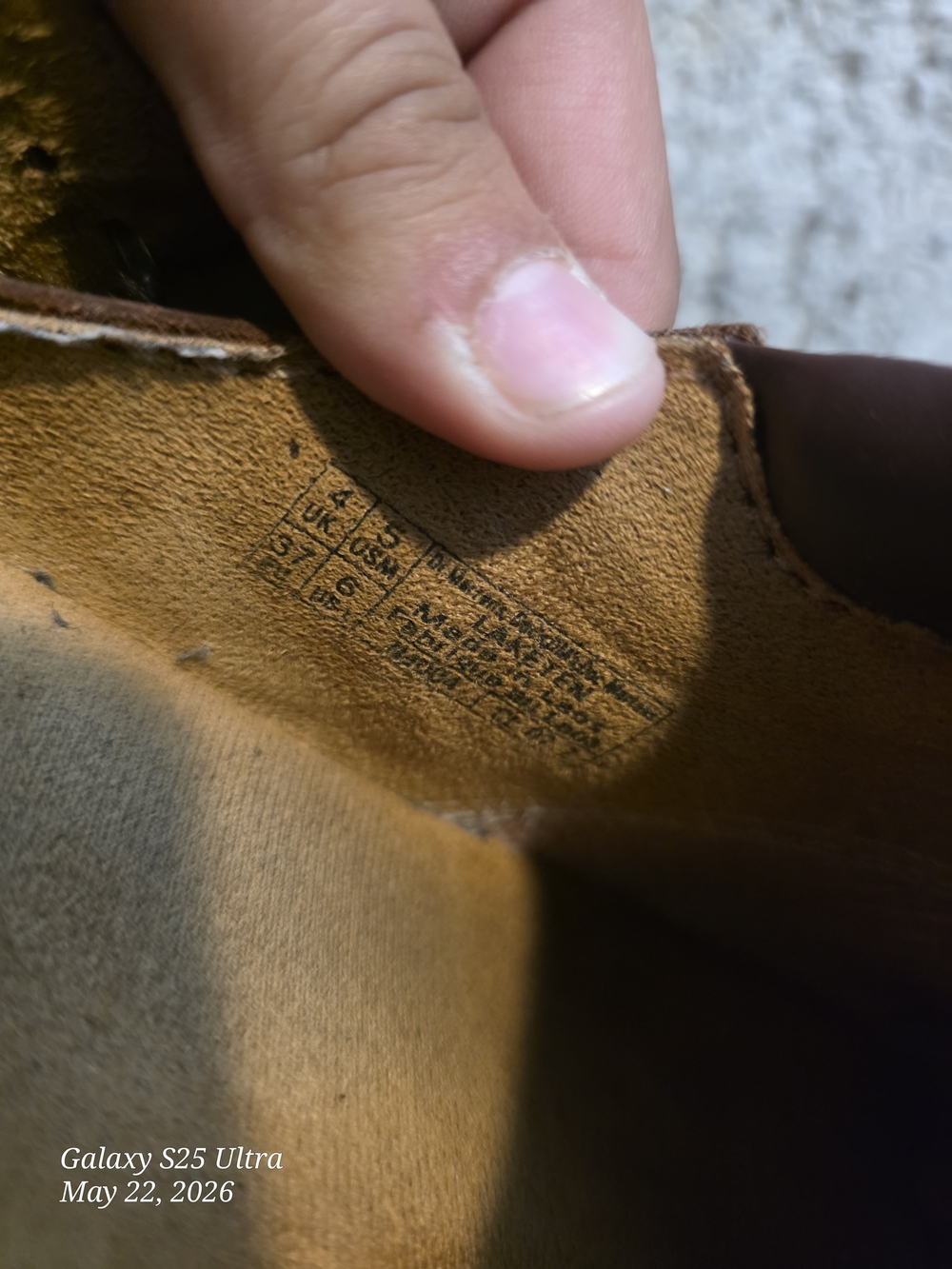 Dr. Martens Brown Leather Clogs with Yellow Stitching - Picture 3 of 4
